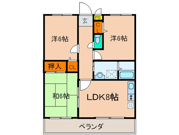 フレーバフラッツの物件間取画像